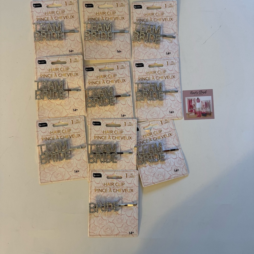 Bridal hair clips lot of 10